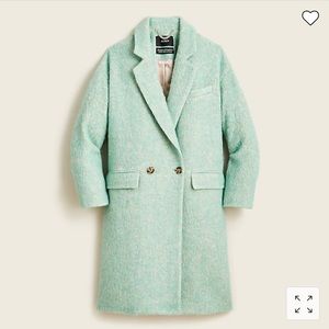 J.Crew Relaxed Topcoat in Italian Brushed Wool